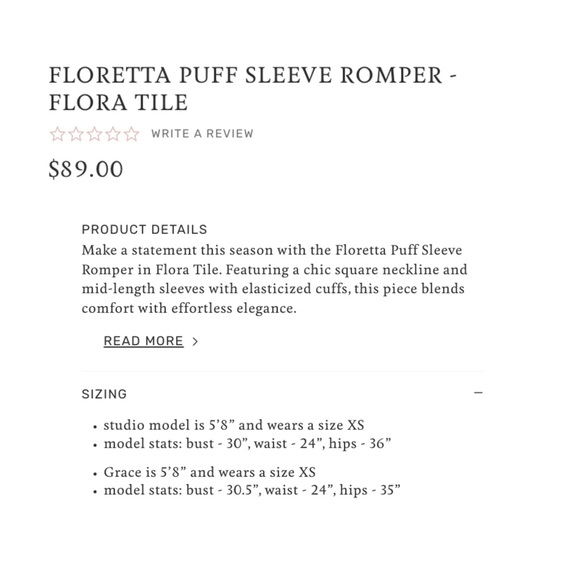 Petal & Pup Pink Floral Romper - Picture 2 of 9